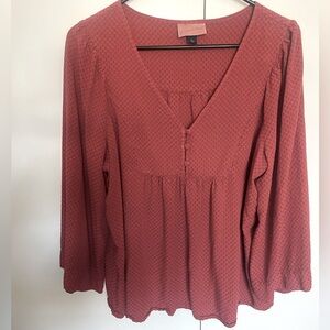 Long sleeve blouse
